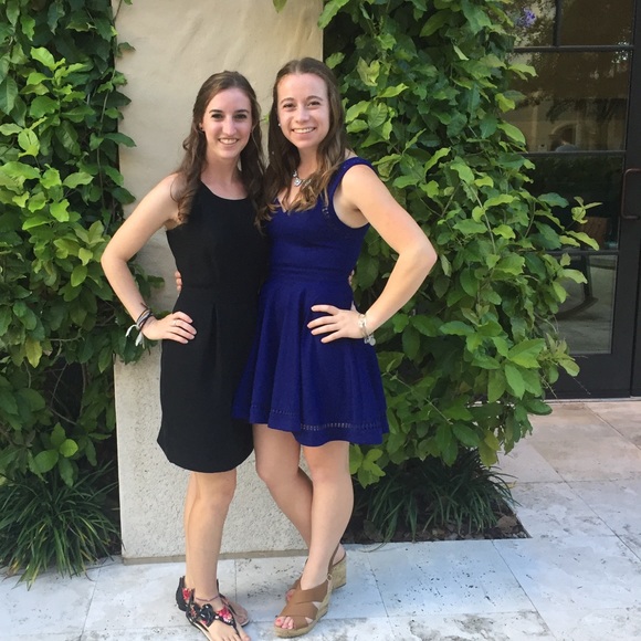 Blue cut-out strap dress - Picture 5 of 5